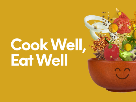 Cook Well, Eat Well header